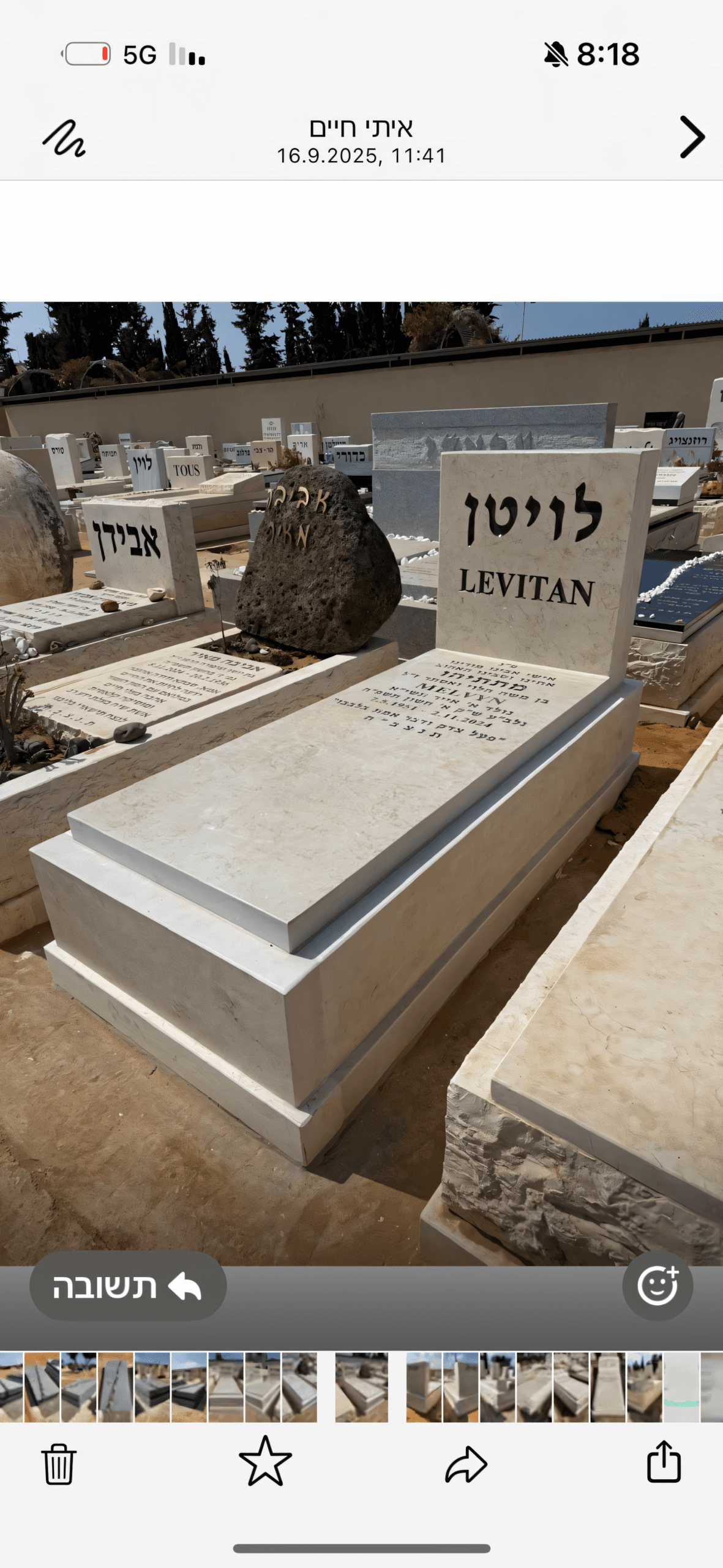 מצבות בפתח תקווה